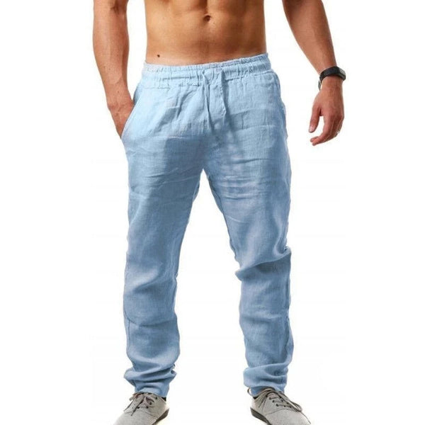 Effortless wide-leg linen cotton pants for all-day comfort and versatility