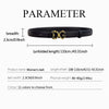 Chic women's PU belt for jeans, stylish accessory for casual and semi-formal wear, crafted from durable high-quality material