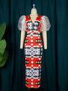Back view of the high-waist pencil skirt, emphasizing its flattering silhouette.