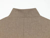 Elegant regular-fit blazer with contemporary stand collar design