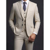 Detail of the trousers' pockets in the elegant men's 3-piece suit.