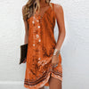 Bohemian beaded dress in regular fit with versatile styling for day to night