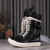 Midnight Ride Leather Boots: Command the Streets