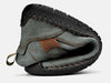 Detail of genuine leather patina development on loafer showing character and quality that improves with age