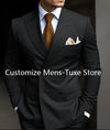 Stylish double-breasted blazer with a modern cut, perfect for cocktail attire.