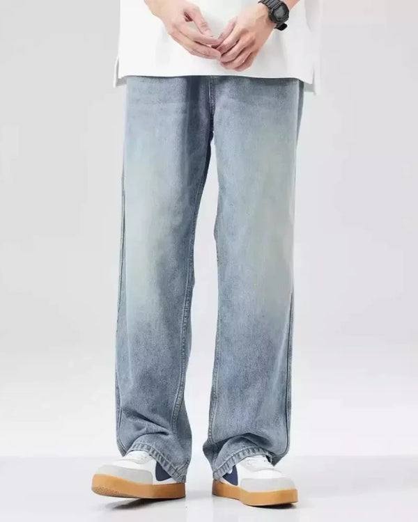 Side view of relaxed fit Urban Rebel jeans, perfect for casual chic looks.