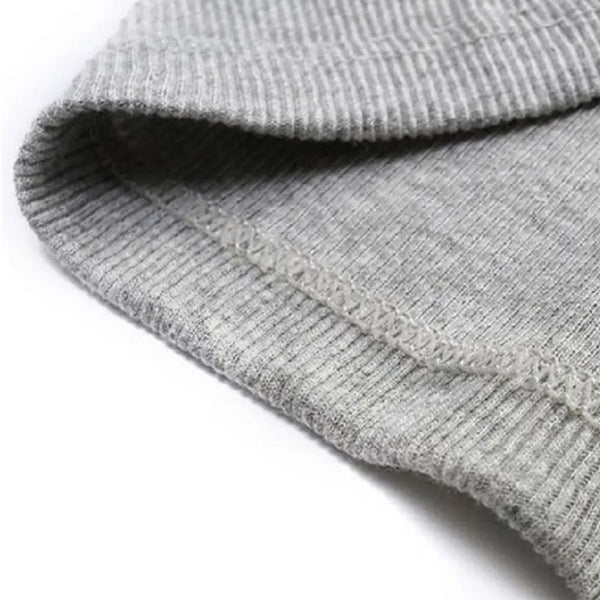 Slash neck cotton tank top providing natural comfort during high-intensity workouts