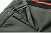Windproof fleece-lined outdoor pants for winter hiking and camping trips