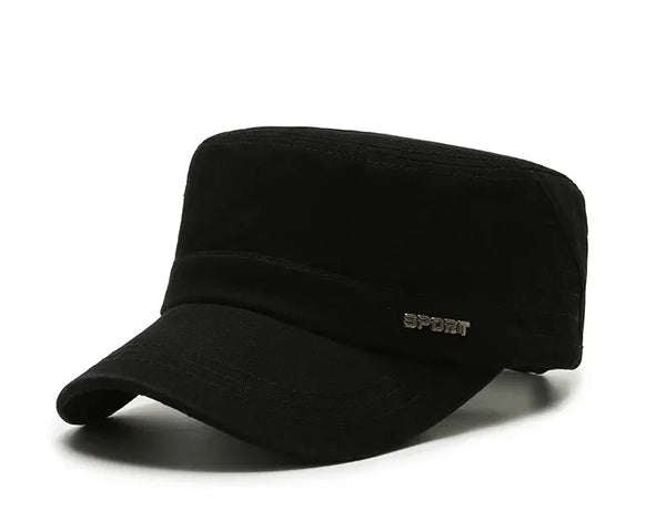 Navy blue versatile cap suitable for casual and outdoor settings.