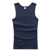 Cotton fitness tank with moisture-wicking properties for cool, dry workout performance