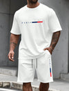 Breathable tracksuit set showing close-up of soft polyester fabric and stitching