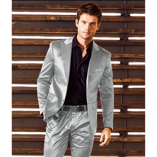 Detail shot of the suit's stitching, emphasizing the quality craftsmanship.