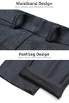 Straight leg trousers styled for smart casual occasion with button-down shirt