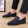Lightweight slip-on loafers for men, featuring plush fabric insole for all-day comfort.