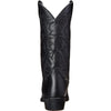Handmade brown cowboy boots featuring traditional embroidery and slip-on convenience