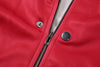 Chic PU leather Y2K motorcycle jacket for women, featuring trendy letter print and lightweight design for casual outings.