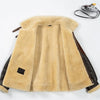 Winter's Warm Embrace bomber jacket, perfect for cold weather outings.