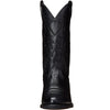 Mid-calf Western boots with hand-embroidered design and breathable cotton lining