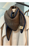 Versatile shawl and scarf combo, showcasing exquisite British craftsmanship.