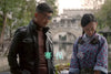 Chic winter jacket by Tcyeek with real cowhide leather.
