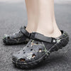 Comfortable slip-on sandals for men with anti-slip sole and soft bottom