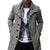 Chic plaid men's trench coat with single-breasted closure, perfect for cold weather and stylish daily wear.