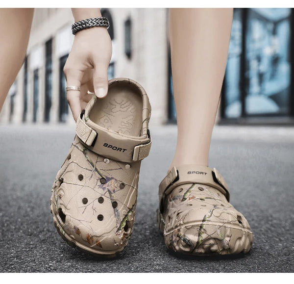 Men's everyday sandals featuring soft bottom comfort and secure traction
