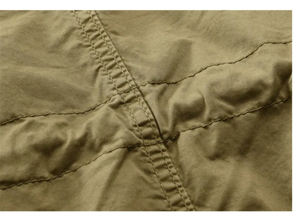 Classic men's trench coat in cotton, windproof design, stylish turn-down collar, perfect for casual spring and autumn wear.