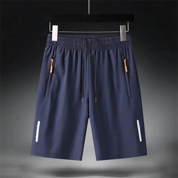 Ice silk quick-dry shorts styled for weekend errands and relaxation
