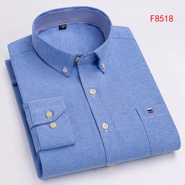 Oxford Confidence Shirt in charcoal grey, perfect for evening events.