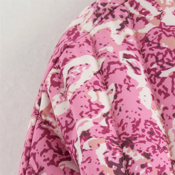 Versatile cotton blend jacket with unique pattern and flattering regular fit