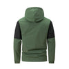 Men's hooded windproof jacket for outdoor sports, lightweight, breathable, and perfect for autumn and winter adventures.