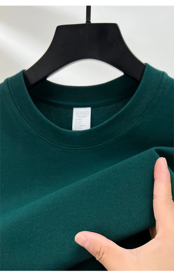 Pure cotton solid tee perfect for warm weather comfort