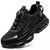 Steel toe safety boots with button closure system for construction and outdoor work environments