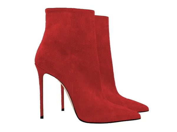 Chic mid-calf stiletto boots perfect for any occasion.