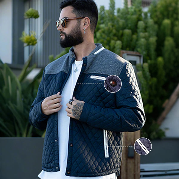 Lightweight and water-resistant Winter's Whisper jacket in a sophisticated design.