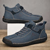 Ventilated leather boots for all-day comfort and support