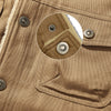Close-up of the fleece lining in Winter's Embrace jacket for added comfort.