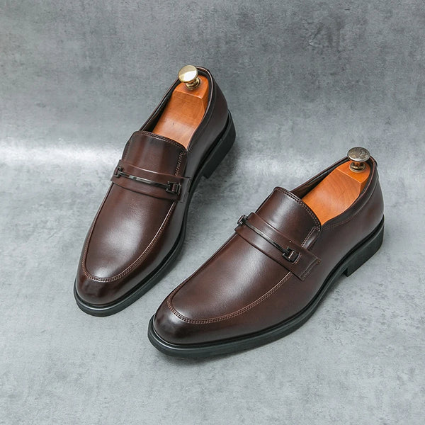 Comfortable slip-on loafers with soft PU lining for all-day wear.