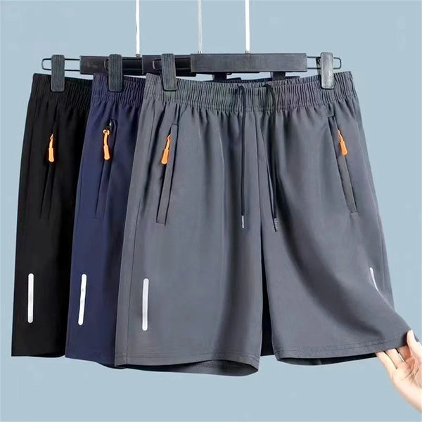 Ice silk shorts in action during outdoor summer activities