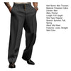 Elegant Men's Straight Fit Suit Pants in solid colors, perfect for office wear and formal events, crafted from polyester-cott