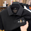 Business casual polo with signature pony embroidery on lightweight cotton blend material