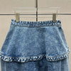 Retro washed cotton jeans with loose wide leg design and authentic Y2K aesthetic