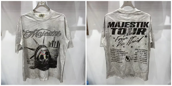 Cotton sleeveless top with sparkling rhinestone detail for streetwear