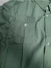 Premium men's linen cotton blend shirt in solid color, perfect for casual and business casual wear in spring and autumn.