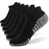 Comfort fit low cut socks in various colors, perfect for a sleek look under running shoes.