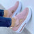 Lightweight platform sneakers with mesh upper and secure fit for everyday wear