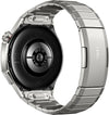Aerospace-grade titanium smartwatch with a sleek design and GPS navigation feature.