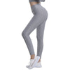 High waist push-up yoga leggings in vibrant purple, designed for style and comfort during workouts.