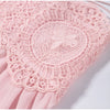 Intricate printed lace pattern detail on sleeveless formal top
